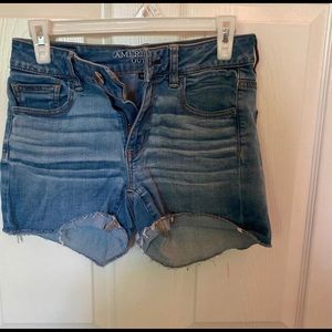 american eagle high waisted shorts